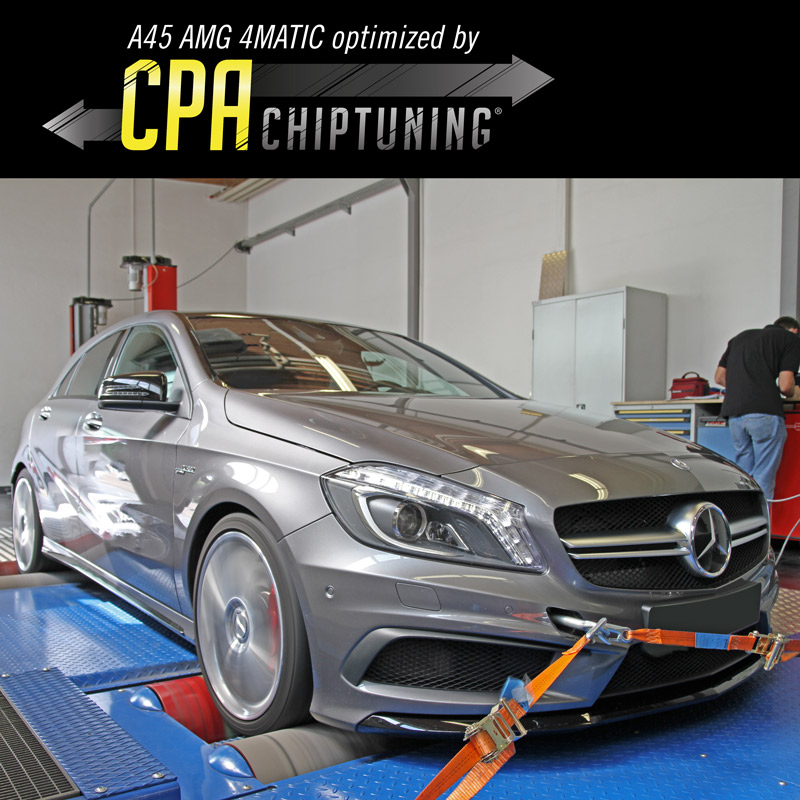 Ordentlich Mehrleistung beim A45 AMG